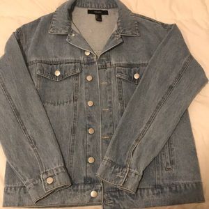 Light wash denim jacket